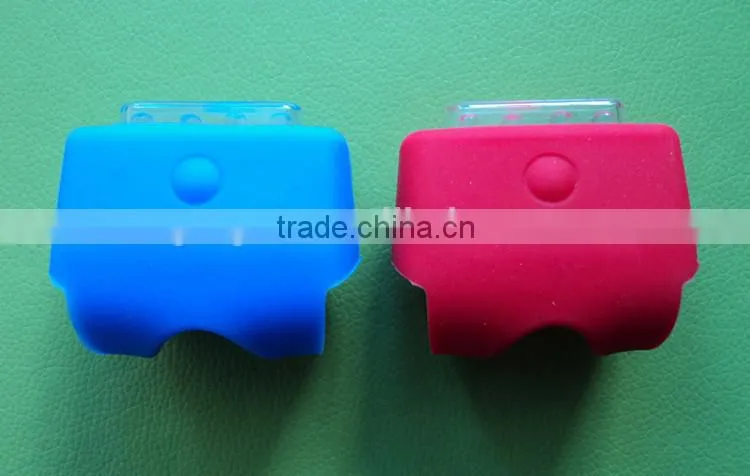2014 fashion bicycle warning silicone led bike light