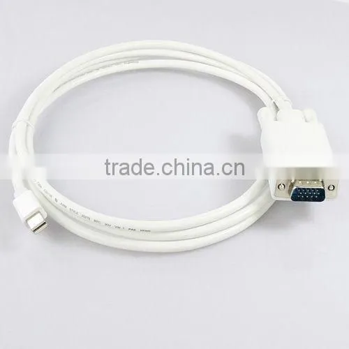 1.8M Mini DisplayPort DP to VGA Male Adapter Cable for MacBook Air Pro 6FT