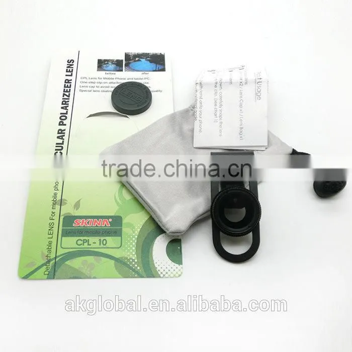 Universal Clip CPL Mobile Phone camera lens for cell phone