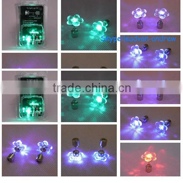 Party and Events Supply 2015 Hot LED Fancy Shinning Earrings For Unisex