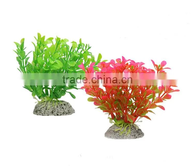 Chian wholesale home fish tank decoration aquatic plastic