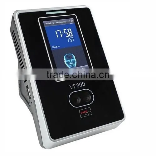 TCP/IP USB communication network mi-fare card and infrared color camera wall time clock biometric face time attendance reader