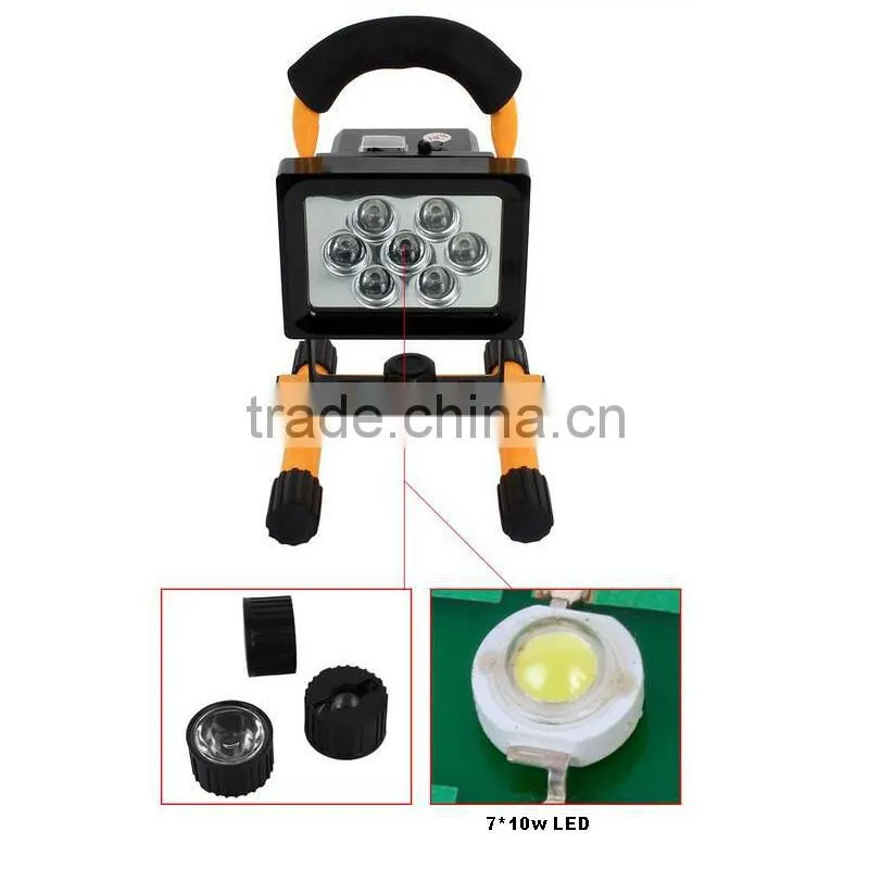 H02 Super bright LED portable work light,10W Rechargeable Led Flood Light