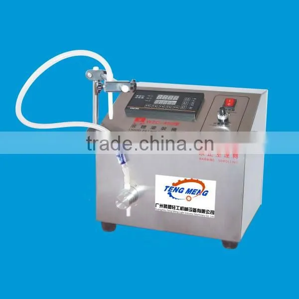semi-automatic horizontal self suction filling machine for honey