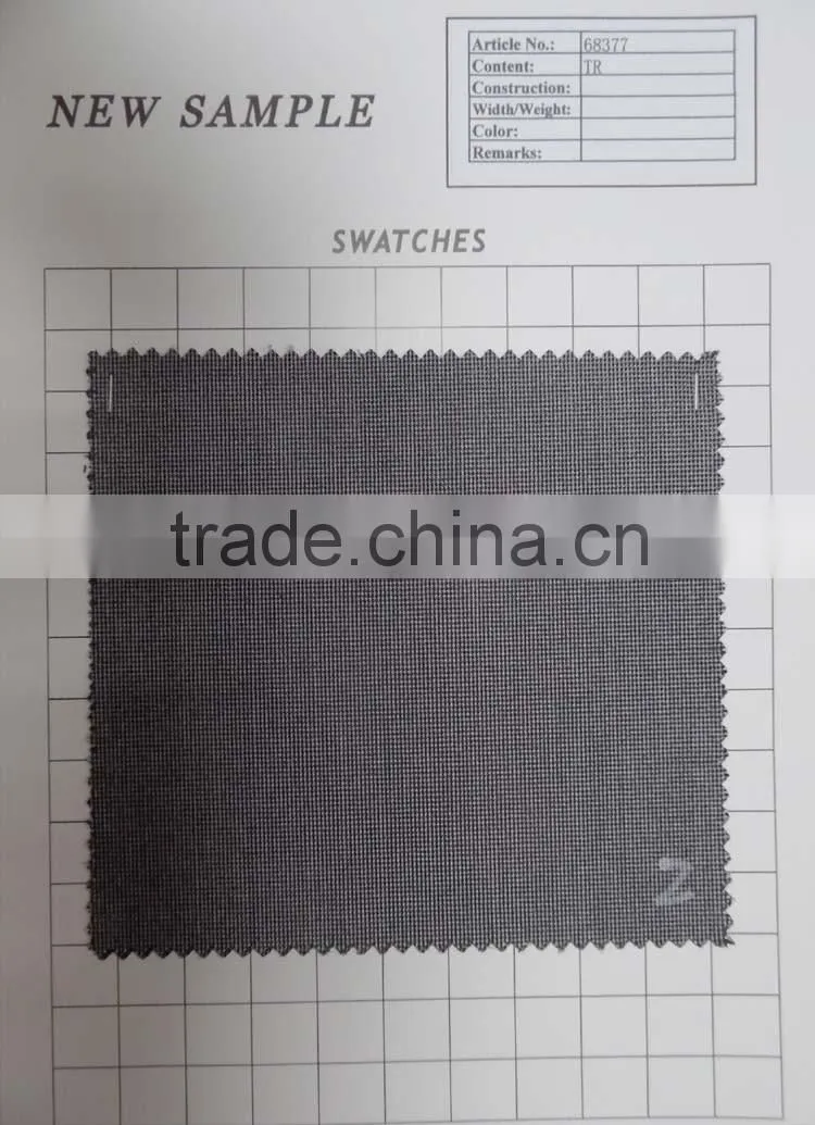 stock textile wholesale Jacquard TR suit fabric 68377