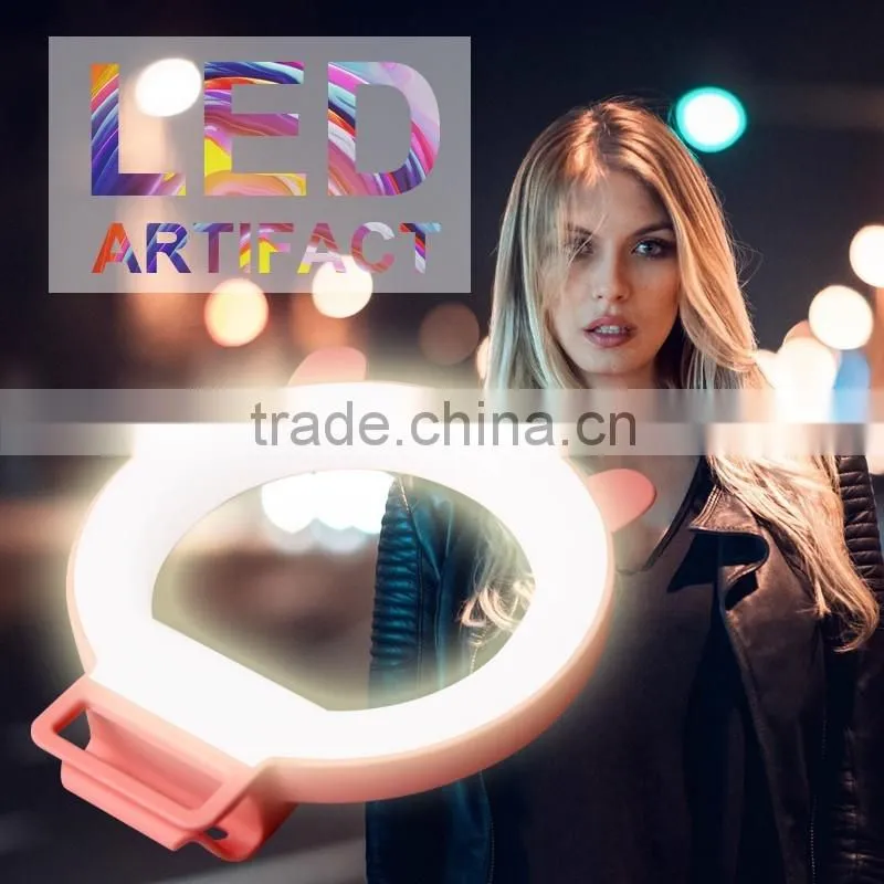 New Products Mobile Accessories LED Selfie Flash Light For Mobile Phone