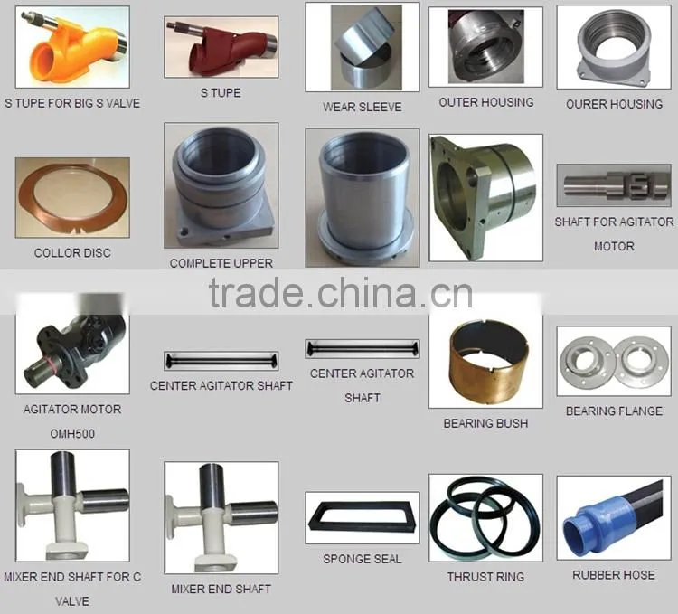 Putzmeister concrete pump spare parts