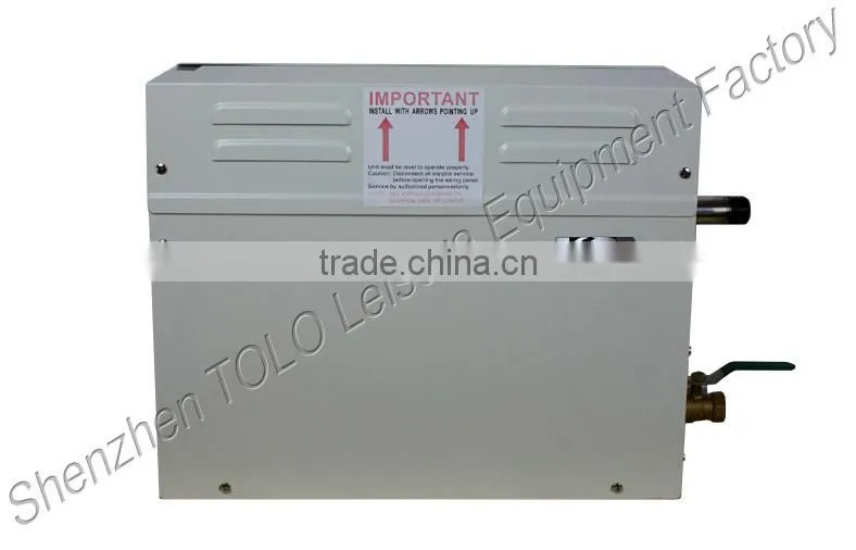 Automatic steam machine for steam generator shower