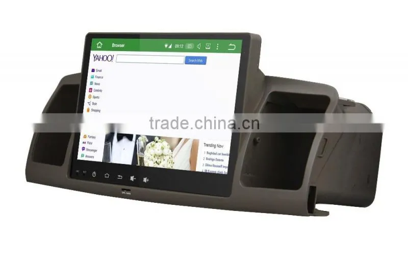 factory promotion quad core Android5.1.1 double din with 3G WIFI DVR Mirror link car dvd gps for 9" Toyota Universal 2010-2014