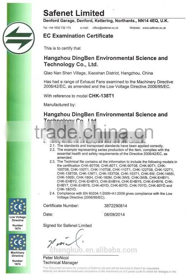 China supplier DINGBEN Good quality Industrial decorative ceiling fan blades