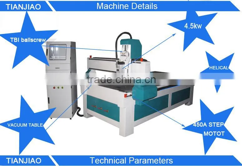 DSP control vacuum table woodworking cnc carving cutting machine