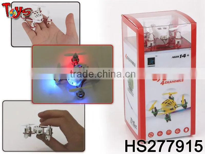 Hot sales 2.4G 4CH 6-axis gyro rolling very mini RC quadcopter with 3 speed for adjustment
