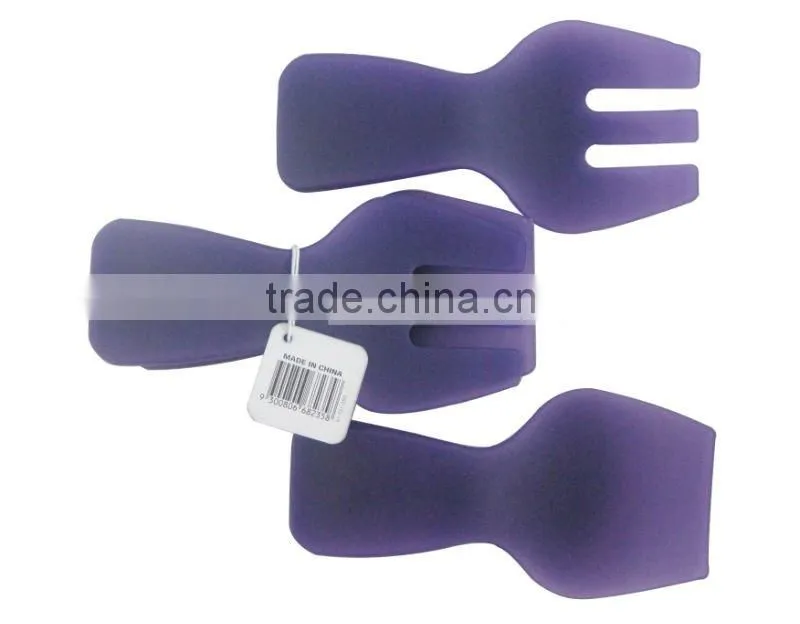 K-Mart plastic salad spoon and fork