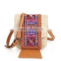 Ladies Fantasy Bags Ethnic/BOHO style jacquard fabric Women Tote Bag Ladies bags Manufacturers