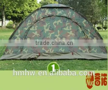 2 Persom Single Layer Double Door Camouflage Camping Tent