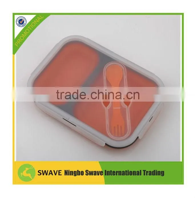 2014 new design silicone lunch box