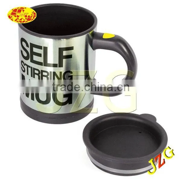 Stainless Steel Self Stirring coffe mug