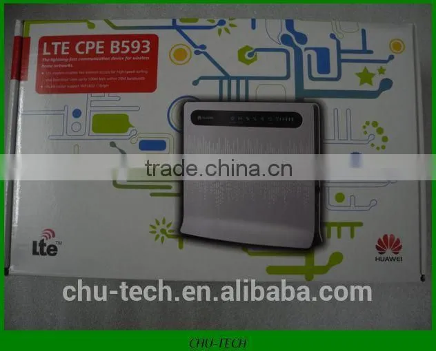 100M CPE Huawei B593 4G LTE Router FDD TDD Works worldwide