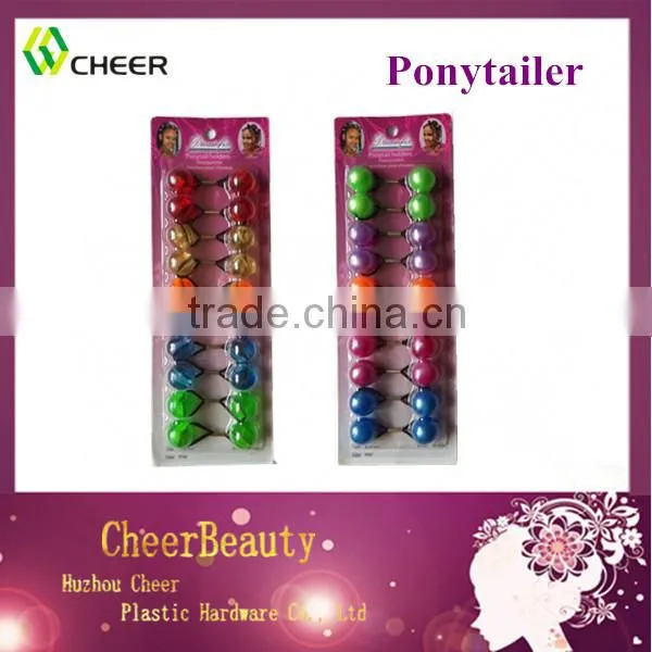 bead ponytail holder hair elastic rubber bands