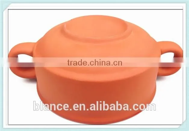 clay soup bowl with two handle big design