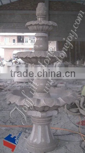 3 tiers polished Garden Fountain