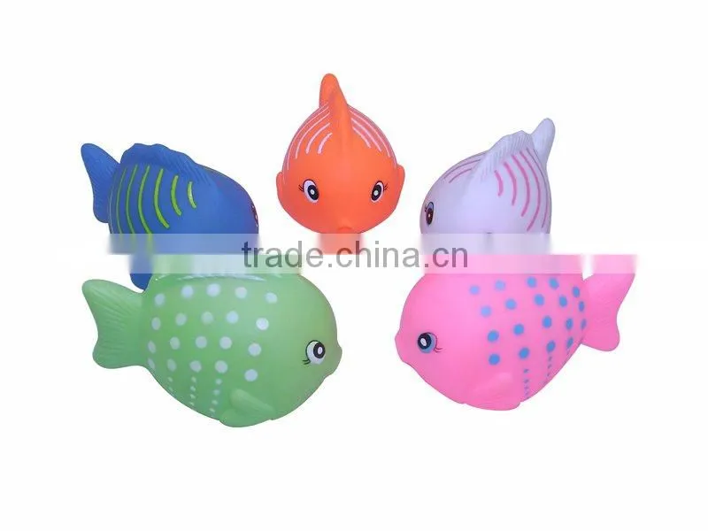 Plastic toy,Plastic Squeeze Animal Toy,Squeeze Fish ,Bath Toy,Floating Fish,Squirt Toy,
