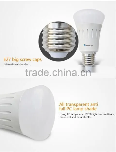 Vstarcam Wifi Remote Control 6W 20 million colors IOS Android APP smart light bulbs