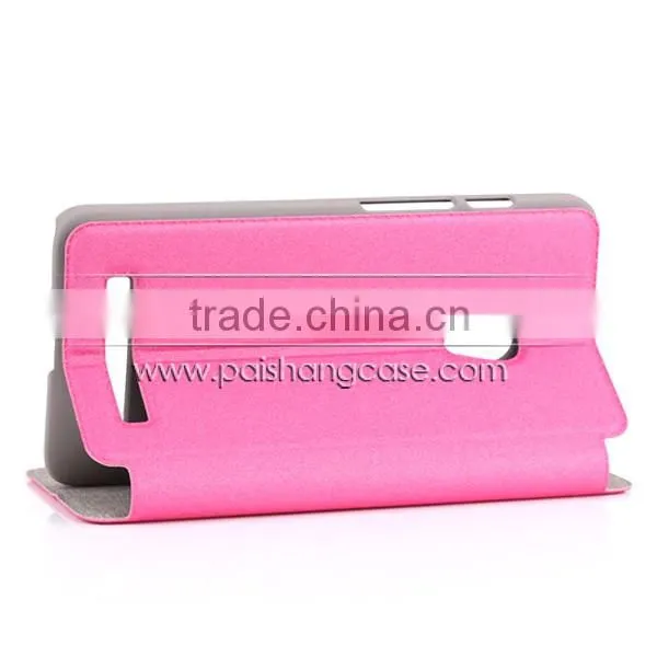 5 inch folio leather case for ASUS Zenfone 5
