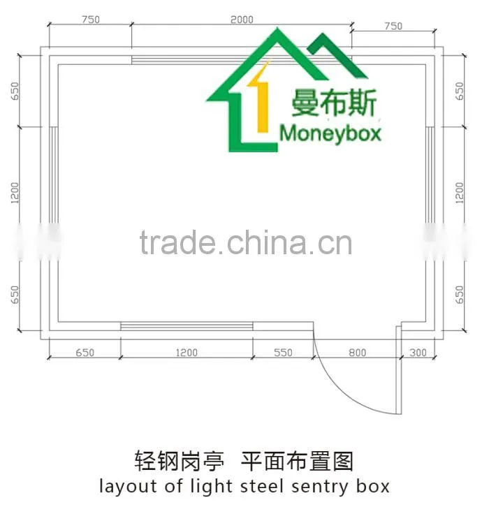 2014 hot sale Cheap price guard sentry box house&portable sentry box&low cost sentry box fast build