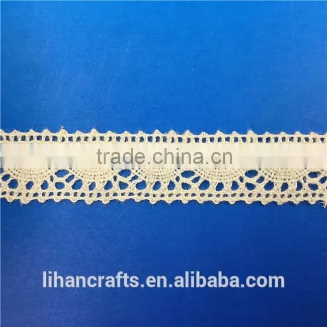 Wholesale High Quality H0920H Lace Ribbon,Crocheted Lace,100% Cotton Lace