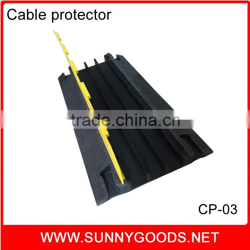 heavy duty rubber cable protector 5 channel
