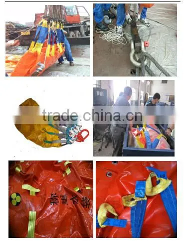 With high precision Heavy Duty Lift Offshore Crane Test Water Bags