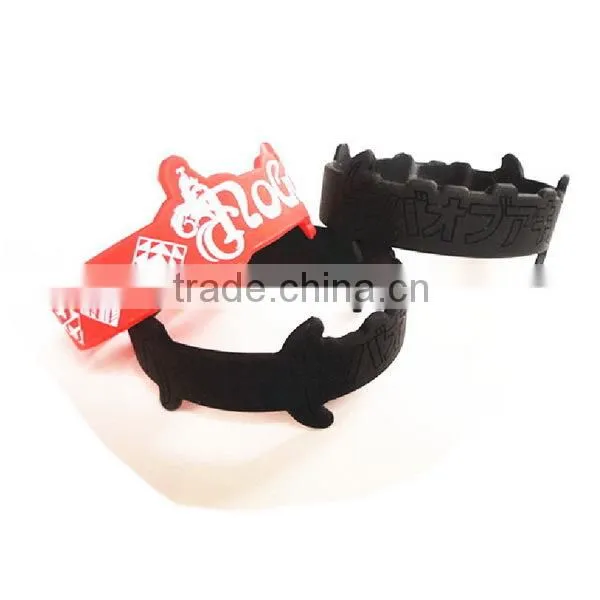 Custom plain silicone one direction hand band