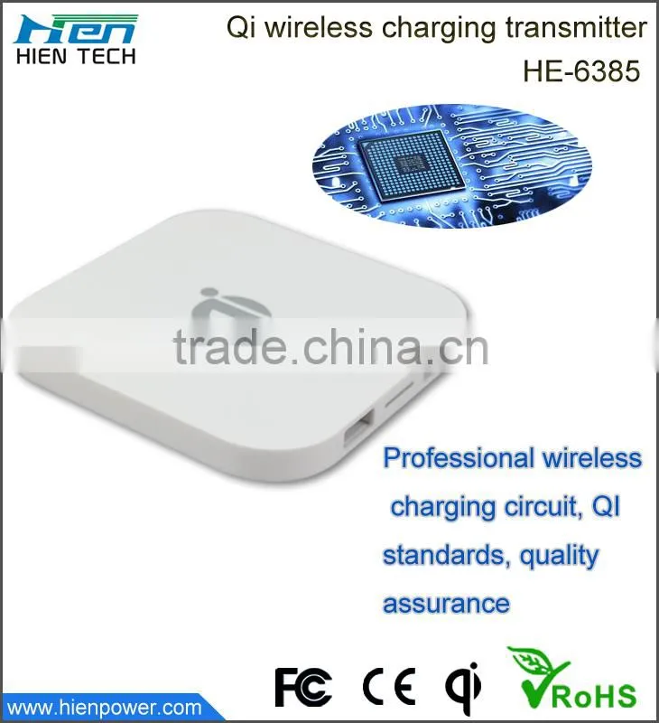 portable cell phone wireless charger for iphone/samsung/blackberry wireless phone charger