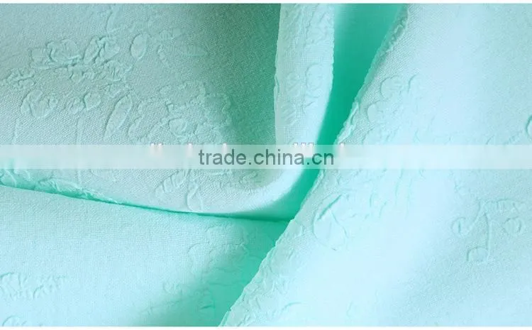 Nantong textiles 100% Polyester soft warp knitted elastic fabric for autumn fashion