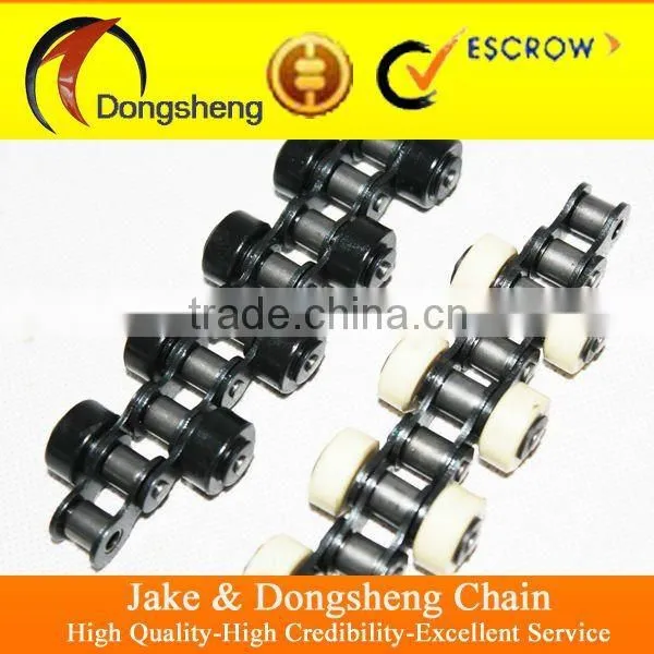 Pitch=9.525mm 06B side roller chain straight plate blue color special chain nonstandard roller/transmission chain
