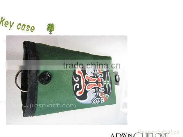 JSMART key case Chinese art design sublimation printing photo bag