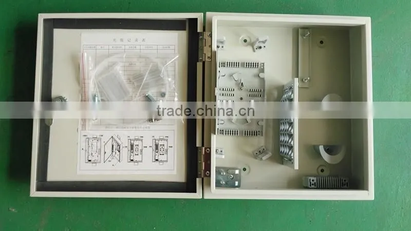 Wall mount ODF with 24 fibers/ 24 Fiber optical distribution frame
