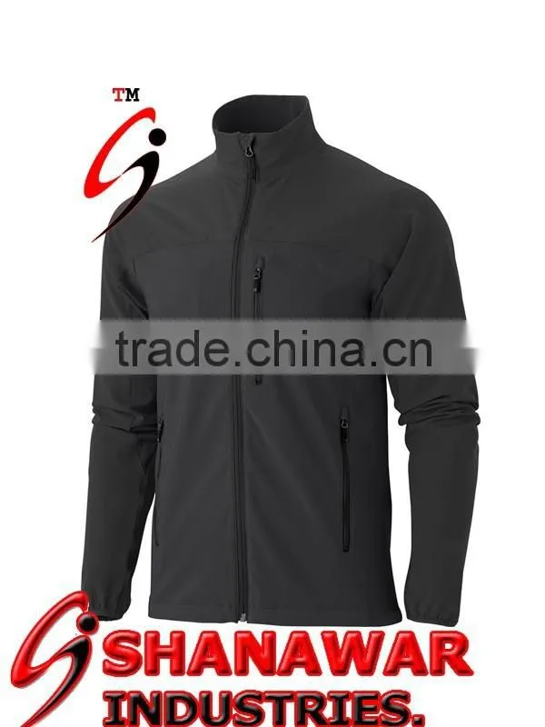 Custom high quality mens softshell jacket