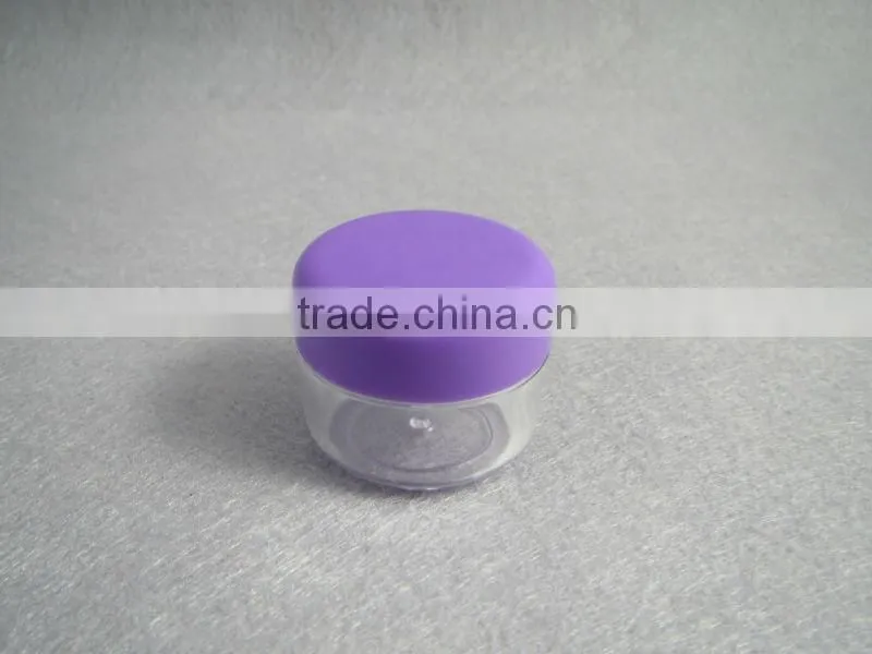 10g small size plastic cream jar with color