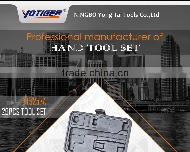 29Pcs Portable Hand Tool Set With Bits &Socket