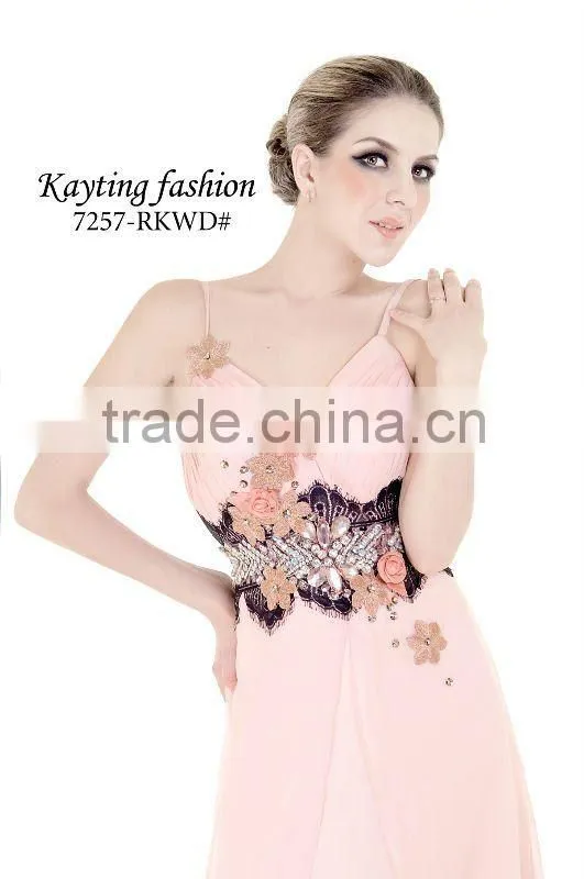 2012 elegant evening dress on sale mature sequins beaded long evening dresses Echo Lin 7257