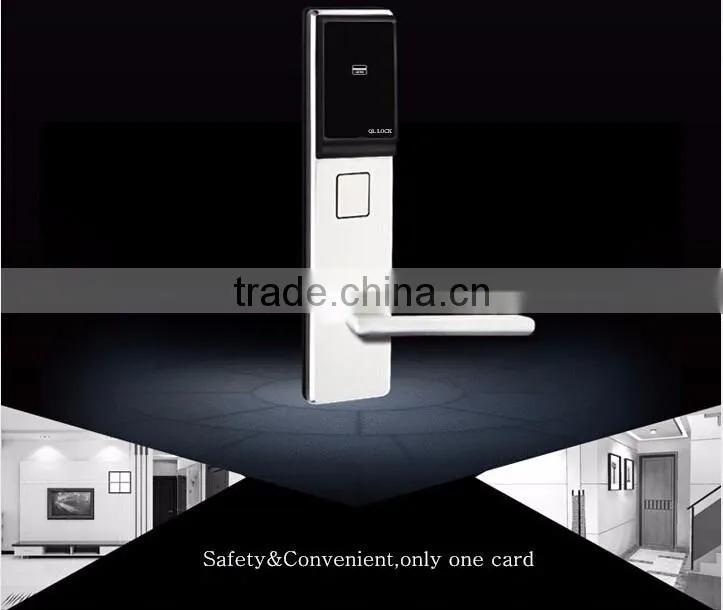 Hot sale hotel system key card door lock