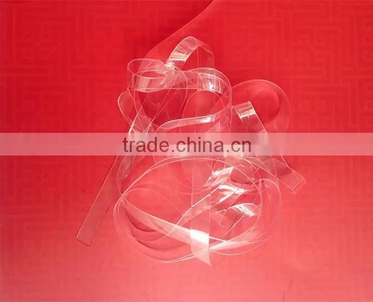 T-Fashion Transparent Bra Plastic Tape Manufacturers Tpu Elastic Band For Garment