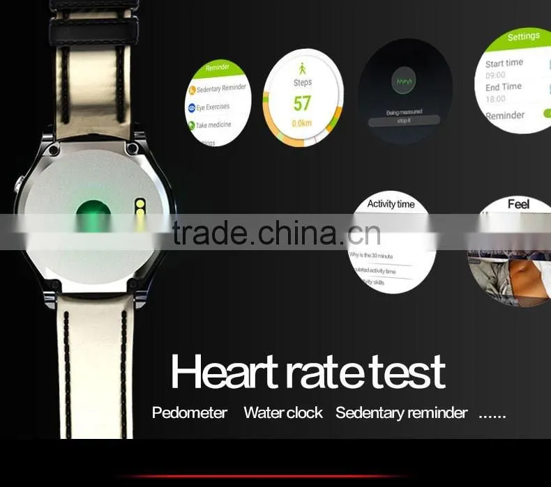 I2 Android Smart Watch - 3G, Android 5.1, GPS, Bluetooth 4.0, Wi-Fi, HR monitor Play ST