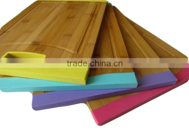 2015 HOT Houseware Excellent Cheese Bamboo Wooden Chopping Board Set