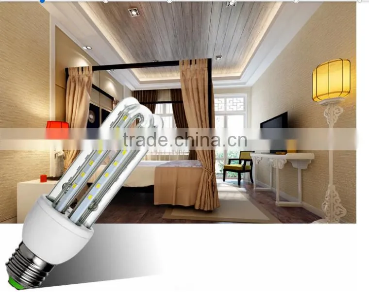 E14 E27 U-shape lamp led corn bulb 120v 5w light bulb