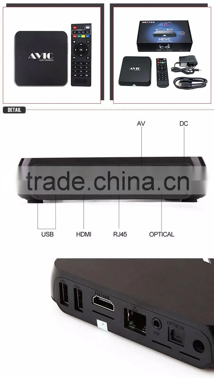 New interface ott tv box ott tv box mini keyboard