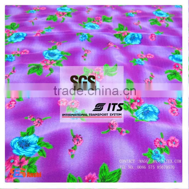 110gsm koshibo bubble crepe printed fabric for south american market