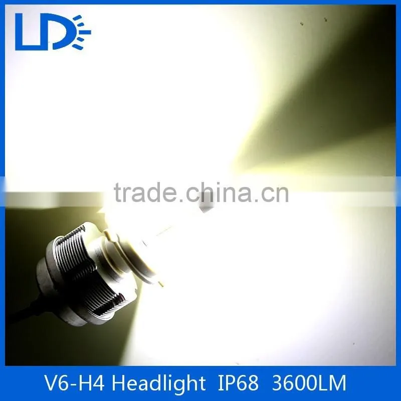 Super bright canbus Headlamp 6000k Car auto Bulb 30w H4 Led Headlight
